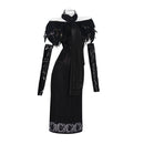 Padme Amidala Fireside Black Corset Gown Women Halloween Carnival Party Cosplay Costume
