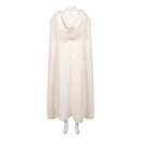 Padme Amidala White Cap Cloak Women Halloween Carnival Party Cosplay Costume