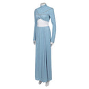 Padme Amidala Women Blue Dress Carnival Halloween Cosplay Costume