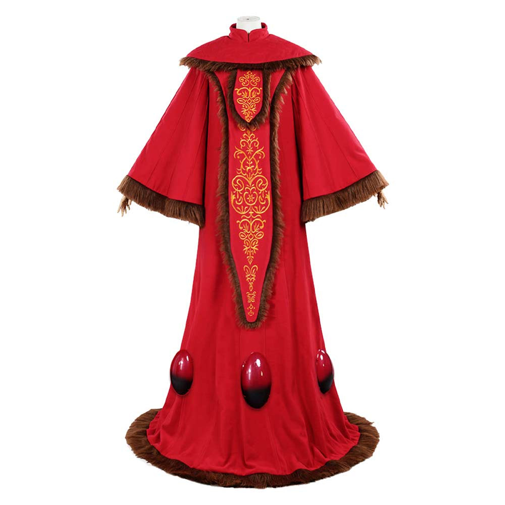 queen amidala dress Women's Just Around the Corner Ivory Multi Floral Cotton Mini Dress | Size: L main image 1