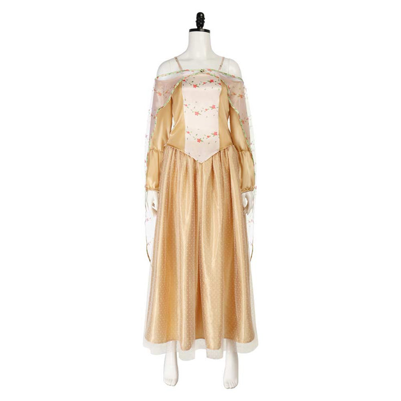 Padme Naberrie Amidala Summer Meadow Dress Women Yellow Dress Carnival Halloween Cosplay Costume Padme Naberrie Amidala Summer Meadow Dress Women Yellow Dress Carnival Halloween Cosplay Costume