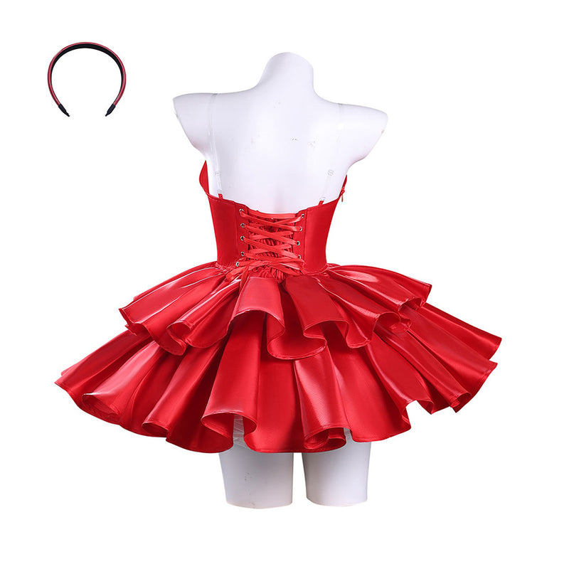 Perfect Blue Mima Kirigoe Red Dress Set Outfit Women Halloween Carnival Party Cosplay Costume Perfect Blue Mima Kirigoe Red Dress Set Outfit Women Halloween Carnival Party Cosplay Costume