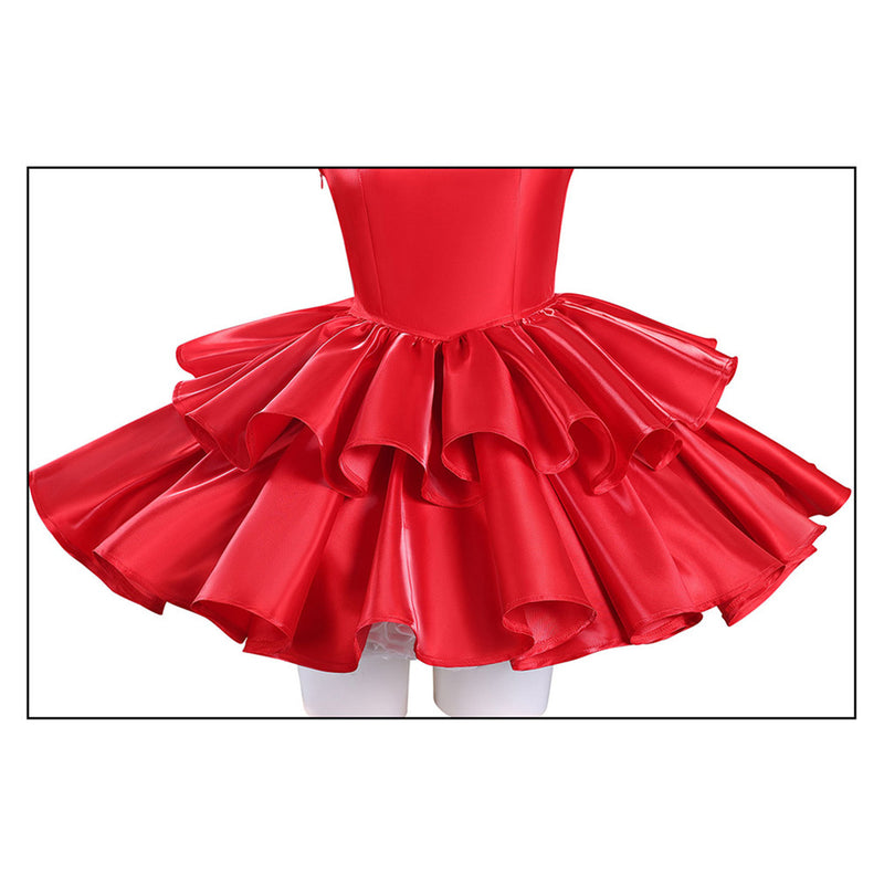 Perfect Blue Mima Kirigoe Red Dress Set Outfit Women Halloween Carnival  Party Cosplay Costume