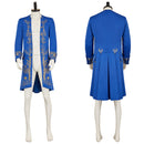 Prince Adam Medieval Blue Coat Carnival Halloween Cosplay Costume