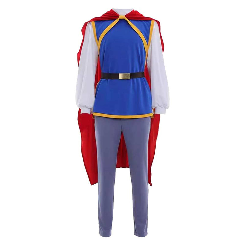 Prince Florian Blue Outfit Party Carnival Halloween Cosplay Costume