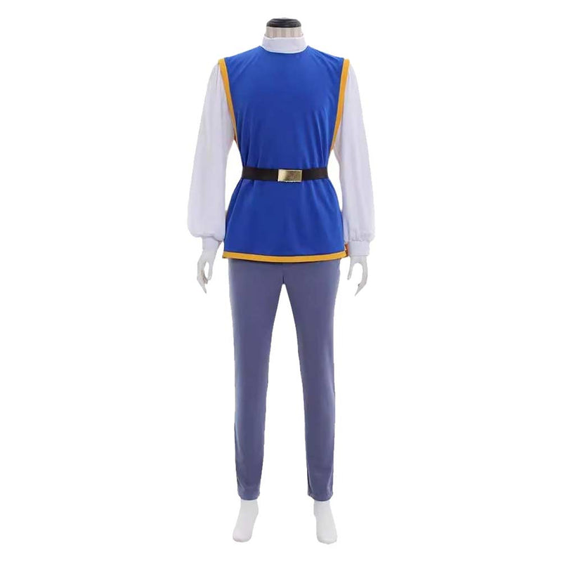 Prince Florian Blue Outfit Party Carnival Halloween Cosplay Costume