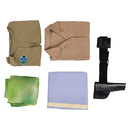 Princess Leia Camo Endor Poncho Women Green Outfit Carnival Halloween Cosplay Costume