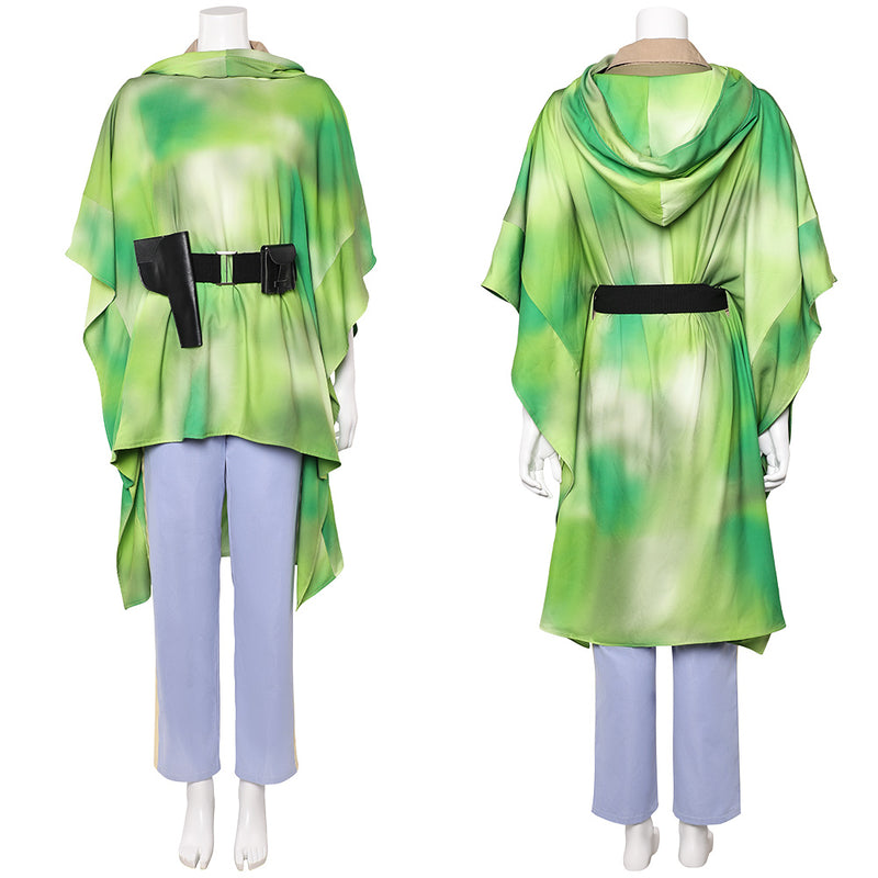 Princess Leia Camo Endor Poncho Women Green Outfit Carnival Halloween Cosplay Costume | Cossky Princess Leia Camo Endor Poncho Women Green Outfit Carnival Halloween Cosplay Costume | Cossky
