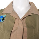 Princess Leia Camo Endor Poncho Women Green Outfit Carnival Halloween Cosplay Costume