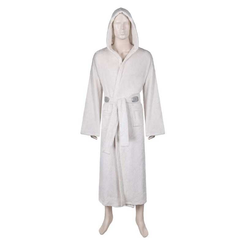 Princess Leia Unisex White Bathrobe Party Carnival Halloween Cosplay Costume