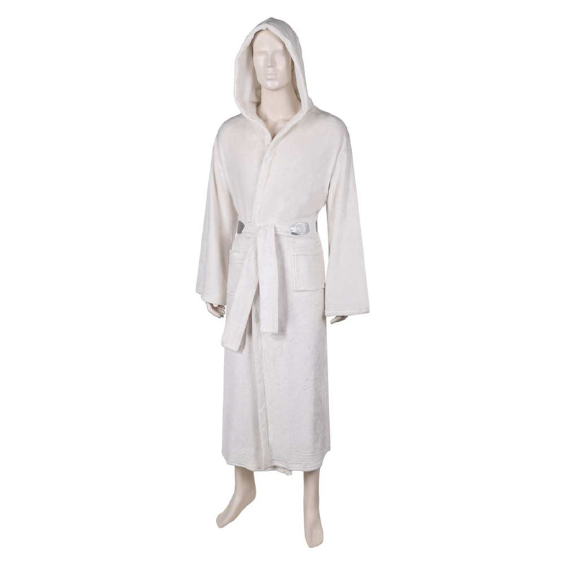 Princess Leia Unisex White Bathrobe Party Carnival Halloween Cosplay Costume