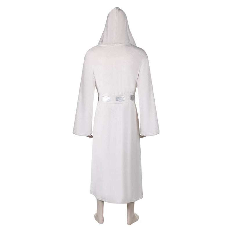 Princess Leia Unisex White Bathrobe Party Carnival Halloween Cosplay Costume