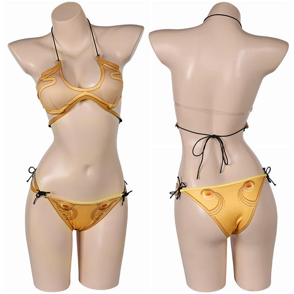 Princess Leia Women Bikini Set Sexy Swimsuit Party Carnival Halloween Cosplay Costume Original Design Princess Leia Women Bikini Set Sexy Swimsuit Party Carnival Halloween Cosplay Costume Original Design