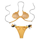 Princess Leia Women Bikini Set Sexy Swimsuit Party Carnival Halloween Cosplay Costume Original Design