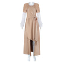 Princess Leia Women Khaki Dress Party Carnival Halloween Cosplay Costume