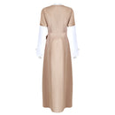 Princess Leia Women Khaki Dress Party Carnival Halloween Cosplay Costume