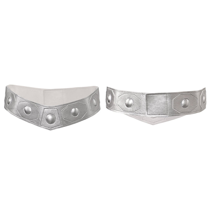 princess leia white dress belt Leia Organa Medal Ceremony Dress White Dress Cosplay Costume