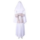 Princess Leia Women White Dress Outfit Carnival Halloween Cosplay Costume