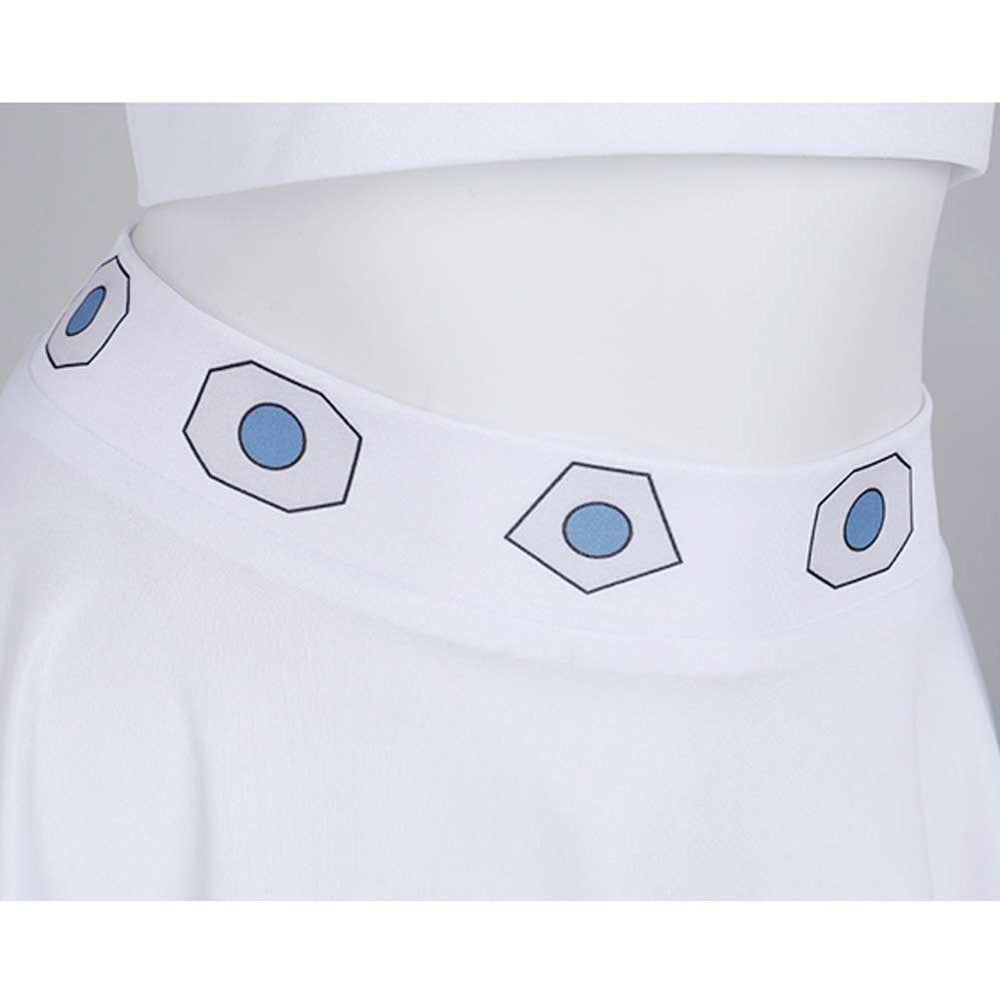 Princess Leia Women White Dress Party Carnival Halloween Cosplay Costume  Original Design
