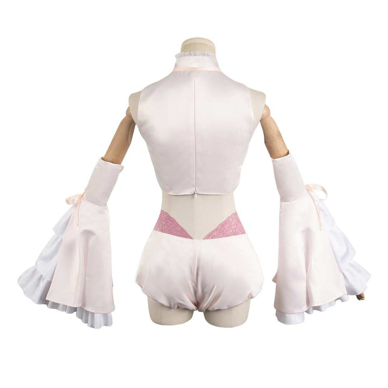 Puella Magi Madoka Magica Anime Byakuya Women Pink Outfit Party Carnival Halloween Cosplay Costume