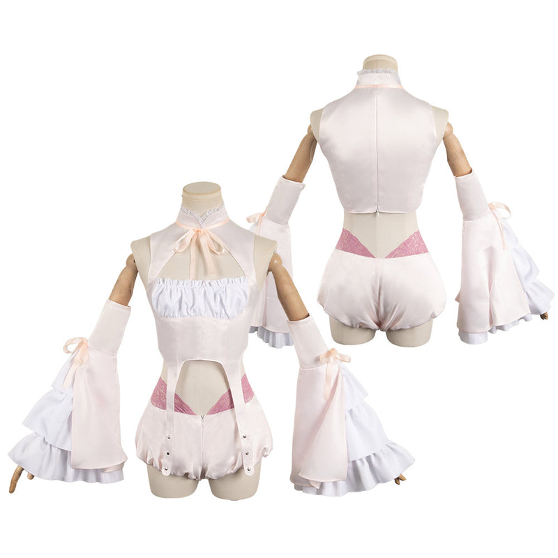 Puella Magi Madoka Magica Anime Byakuya Women Pink Outfit Party Carnival Halloween Cosplay Costume