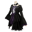 Puella Magi Madoka Magica Anime Homura Akemi Women Black Gothic Dress Cosplay Costume