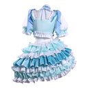 Puella Magi Madoka Magica Miki Sayaka Blue Magic Girl Lolita Dress Halloween Carnival Party Cosplay Costume