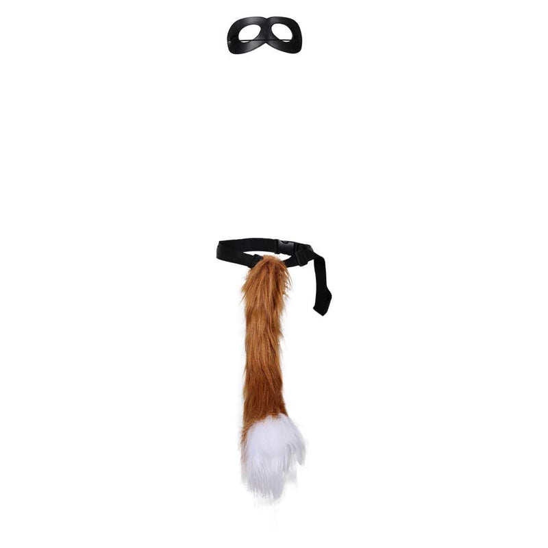 Puss in Boots Movie Cat Kids Children Cosplay Tail And Eyemask Halloween Carnival Costume Accessories