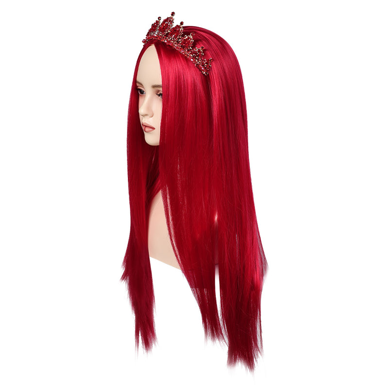 Queen of Hearts Cosplay Wig Heat Resistant Synthetic Hair Carnival Halloween Party Props