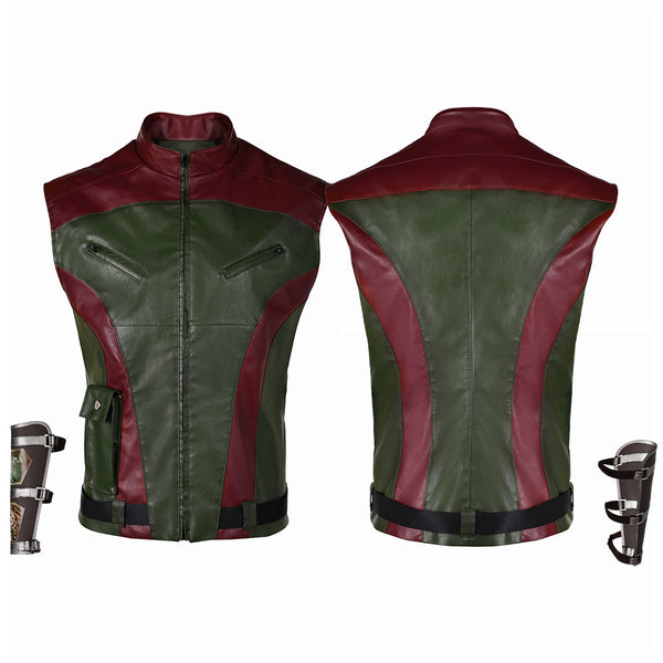 Red One (2024) Callum Drift Red and Green Vest Carnival Halloween Cosplay Costume