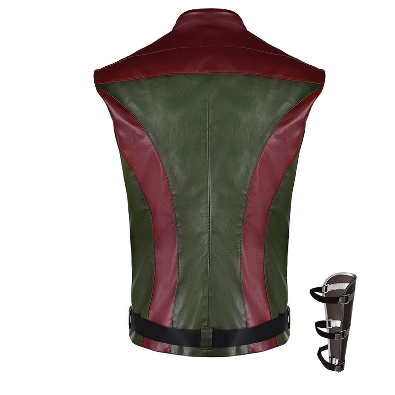 Red One (2024) Callum Drift Red and Green Vest Carnival Halloween Cosplay Costume