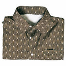 Red One (2024) Jack O'Malley Brown Printed Shirt Party Carnival Halloween Cosplay Costume