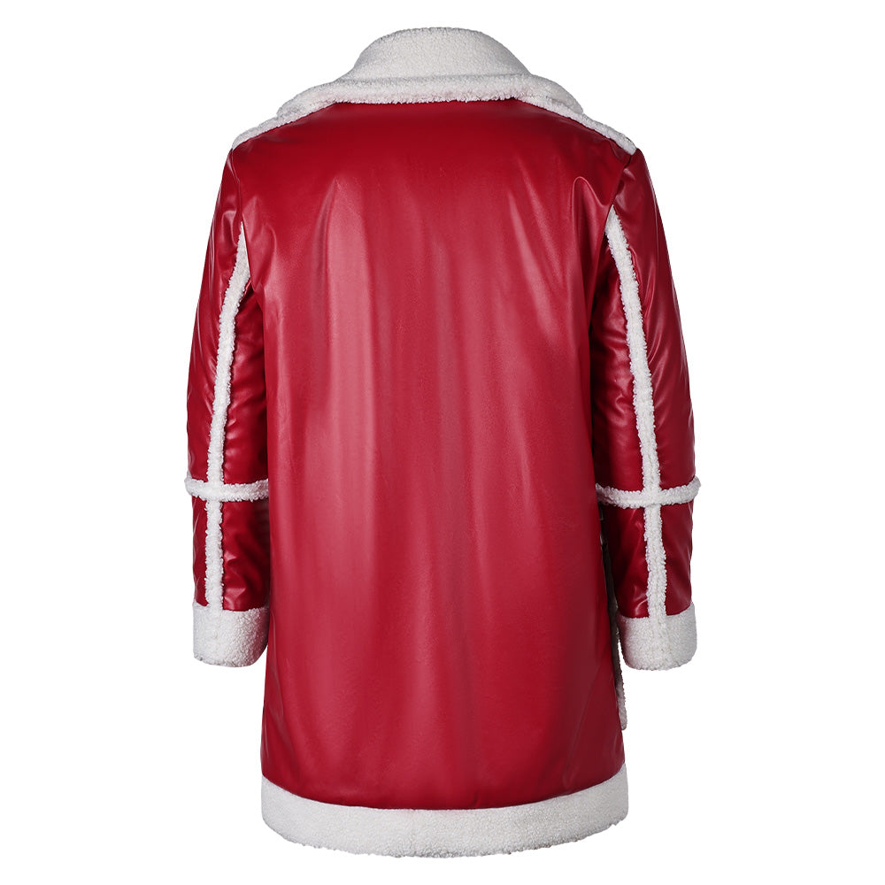 Red One (2024) Nick Santa Claus Red Coat Party Carnival Halloween Cosp