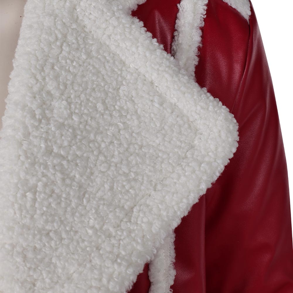 Red One (2024) Nick Santa Claus Red Coat Party Carnival Halloween Cosp