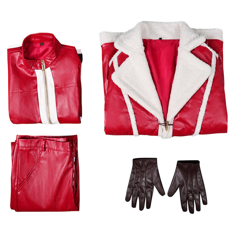 Red One (2024) Nick Santa Claus Red Outfit Carnival Halloween Cosplay Costume