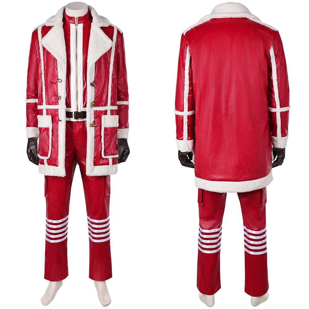 Red One (2024) Nick Santa Claus Red Outfit Carnival Halloween Cosplay