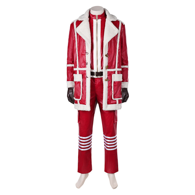 Red One (2024) Nick Santa Claus Red Outfit Carnival Halloween Cosplay Costume