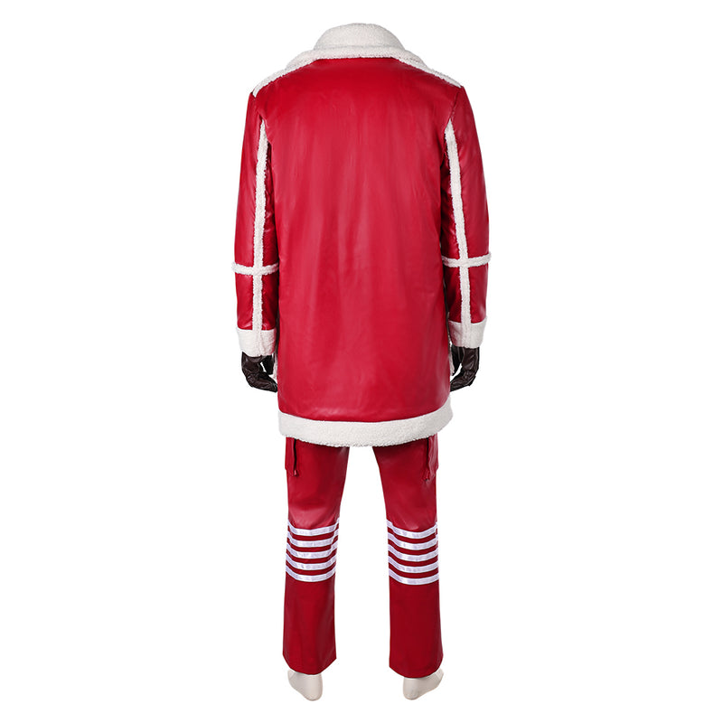 Red One (2024) Nick Santa Claus Red Outfit Carnival Halloween Cosplay Costume