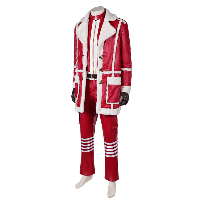 Red One (2024) Nick Santa Claus Red Outfit Carnival Halloween Cosplay Costume