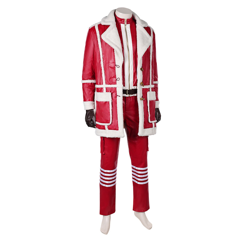 Red One (2024) Nick Santa Claus Red Outfit Carnival Halloween Cosplay Costume