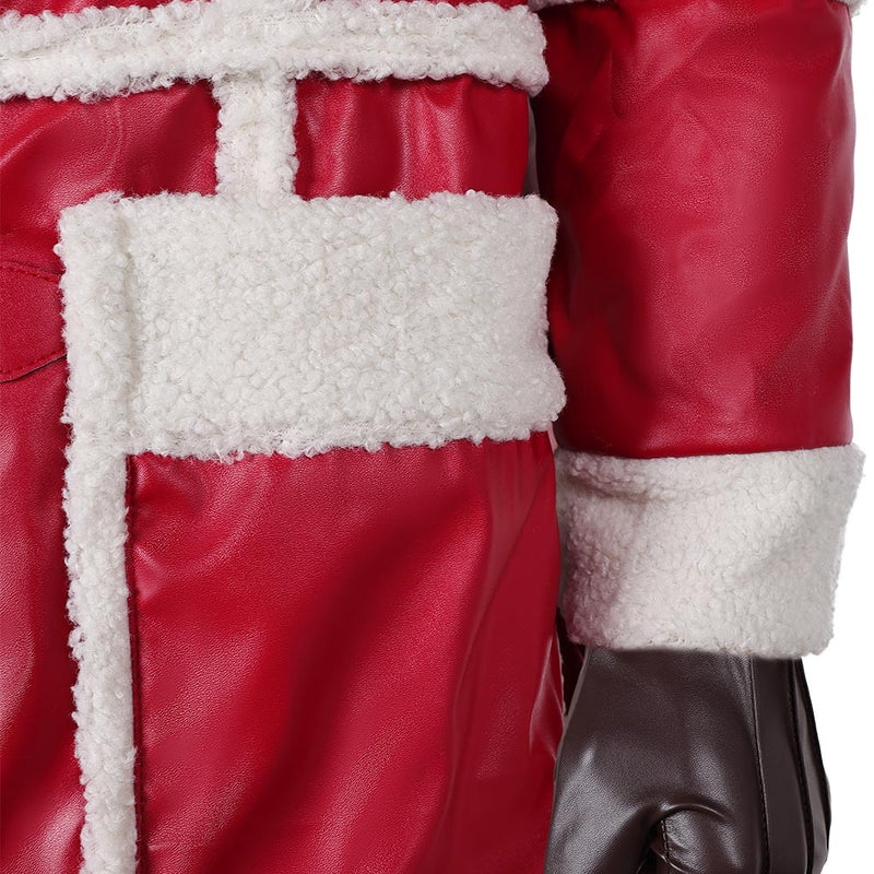 Red One (2024) Nick Santa Claus Red Outfit Carnival Halloween Cosplay Costume