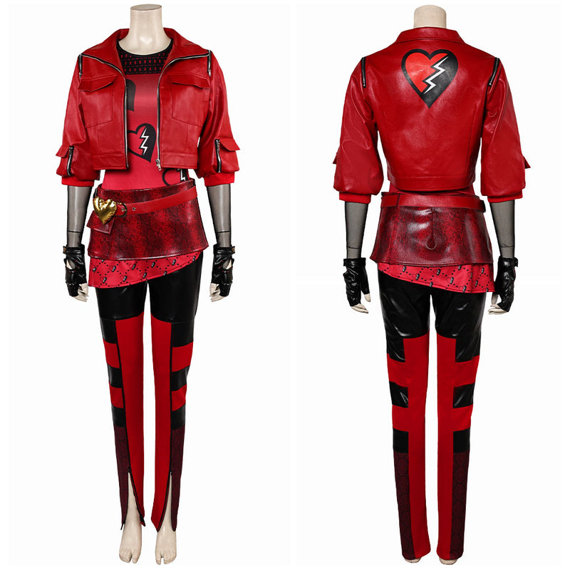 Red Women Black Red Outfit Party Carnival Halloween Cosplay Costume