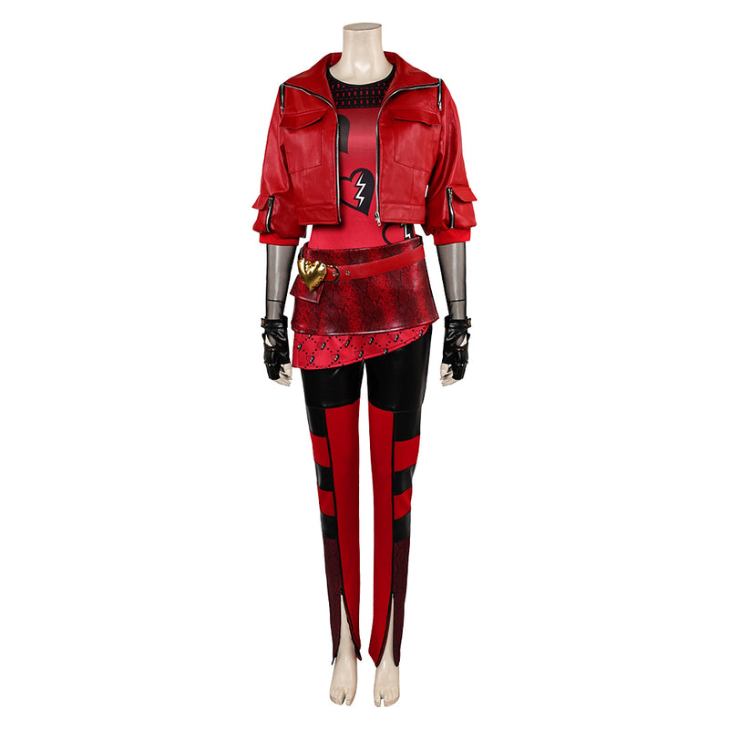 Red Women Black Red Outfit Party Carnival Halloween Cosplay Costume