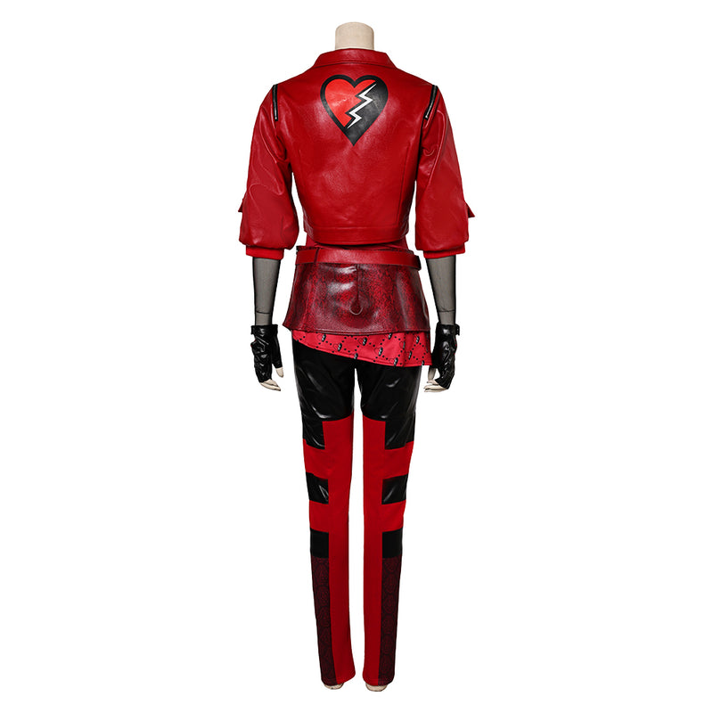 Red Women Black Red Outfit Party Carnival Halloween Cosplay Costume