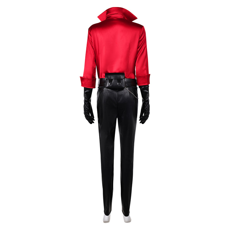 Resident Evil Ada Wong Women Red Outfit Carnival Halloween Cosplay Costume