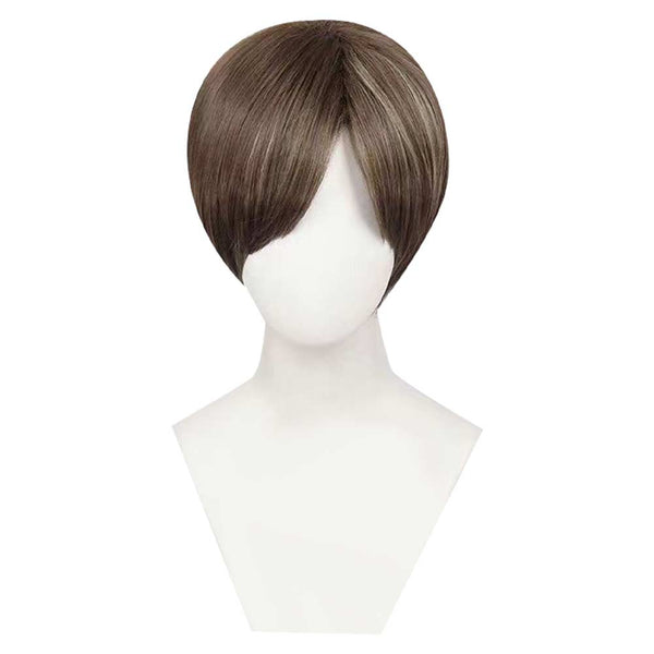 Resident Evil Game Leon Scott Kennedy Cosplay Wig Heat Resistant Synthetic Hair Carnival Halloween Party Props
