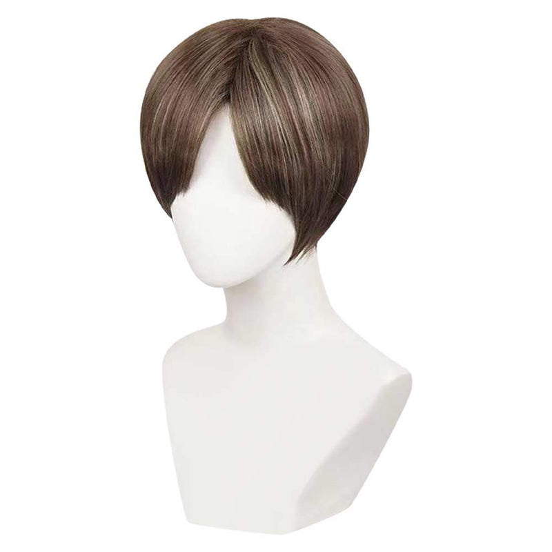Resident Evil Game Leon Scott Kennedy Cosplay Wig Heat Resistant Synthetic Hair Carnival Halloween Party Props