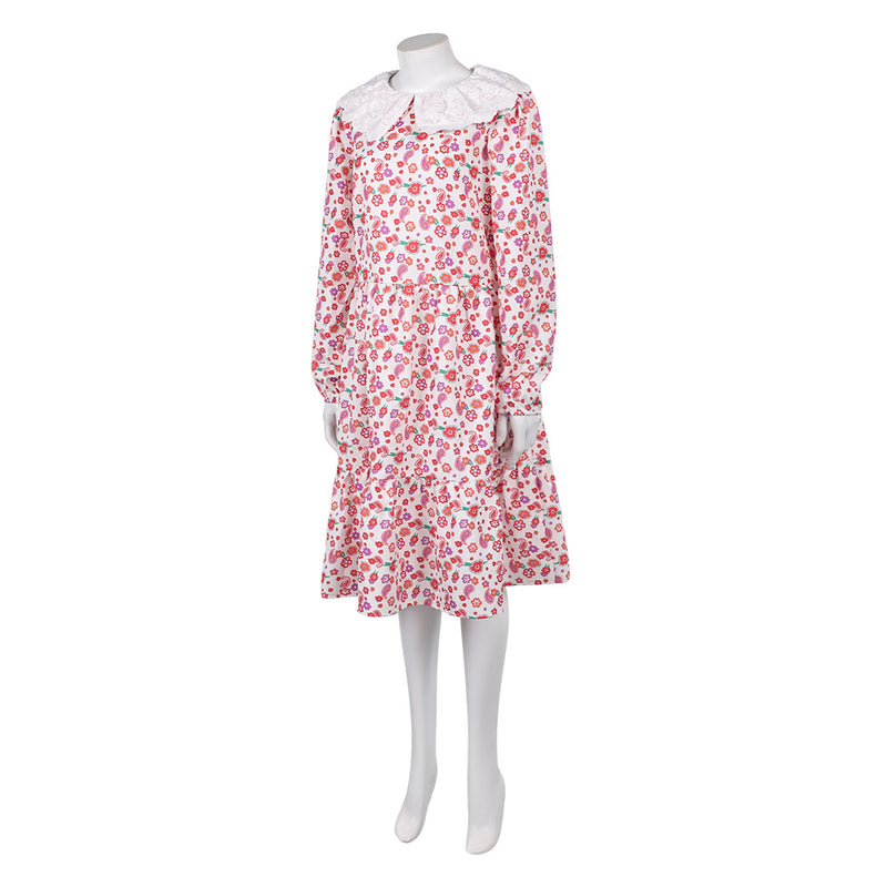 open lace back dress Maya Lace Dress (Pink) Medium main image 1