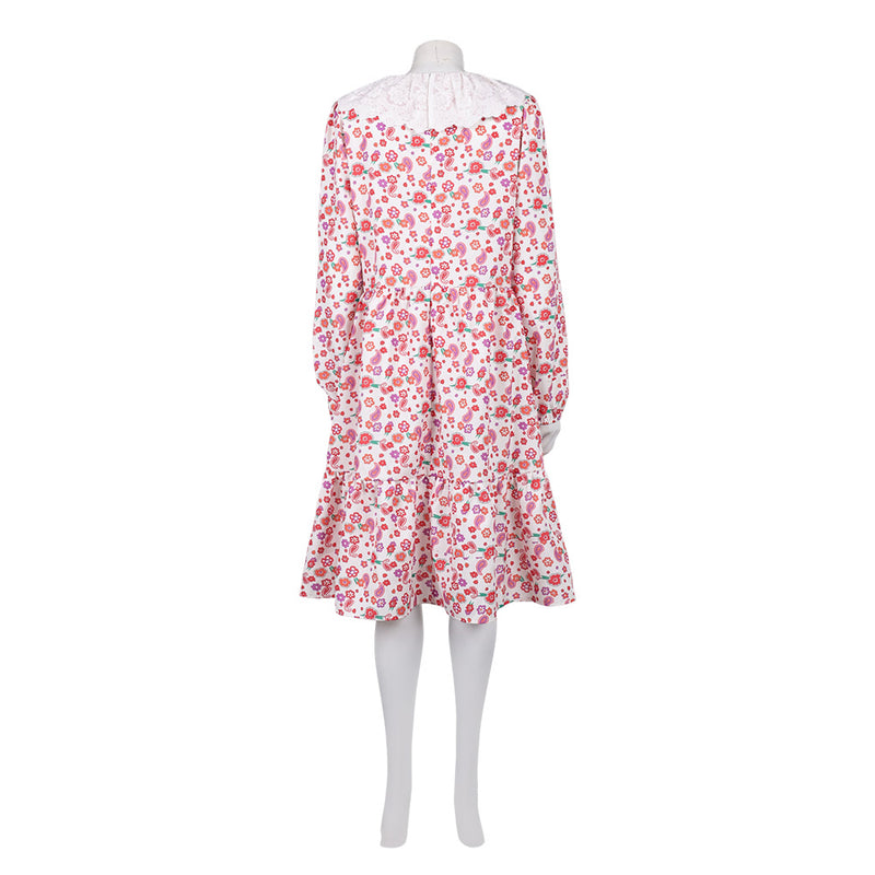 Return to Silent Hill (2026) Laura Pink Printed Dress Women Halloween Carnival Party Cosplay Costume