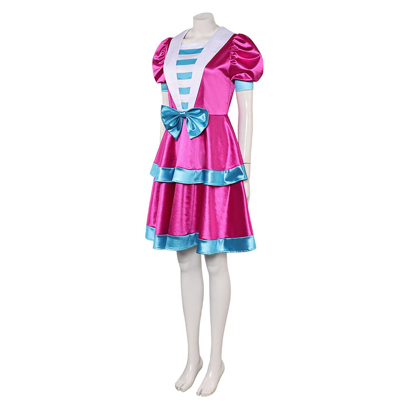 Riley Andersen Women Rose Red Dress Carnival Halloween Cosplay Costume